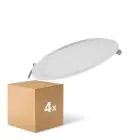 Flerpack 4x Ledvance LED Downlight Slim Runda DN210 18W 1530lm 120D - 840 Kallvit | 225mm